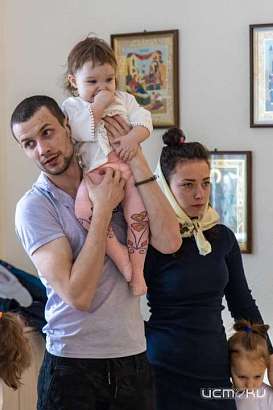 В Иверском храме Орла покрестили родных мобилизованного