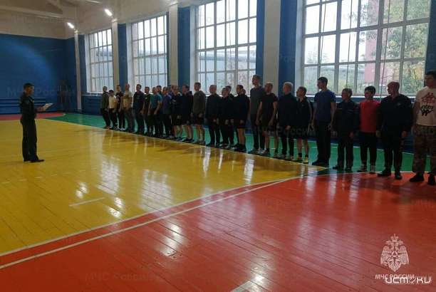 В орловском МЧС прошло Первенство по гиревому спорту