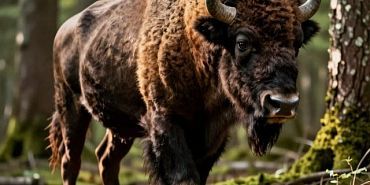 Популяция зубров в Орловском полесье превысила 900 особей