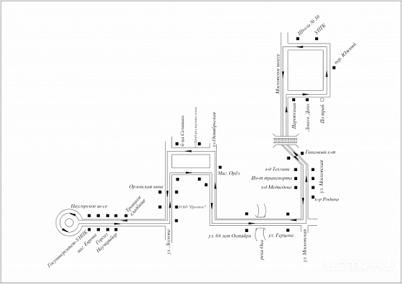 СХЕМА маршрута № 47