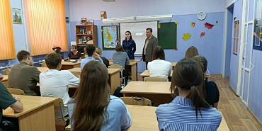 Сотрудники следственного управления по Орловской области провели занятия с кадетами