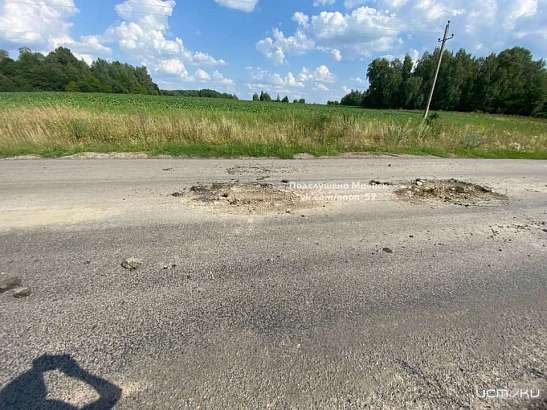 Дорога Мценск-Высокое-Мелынь снова разбита