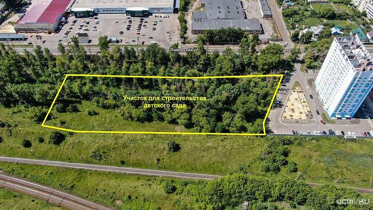 В Орле сквер заменят детским садом