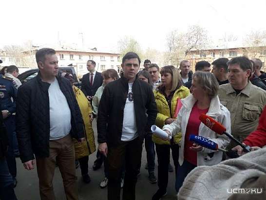 Клычков приехал в рушащееся общежитие на Калинина, 2 