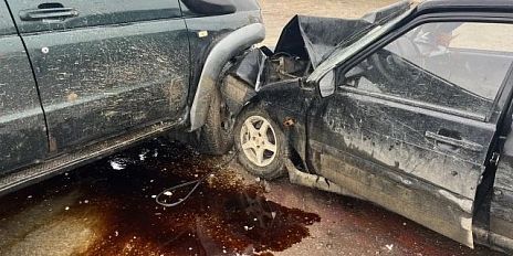 ДТП в Ливенском районе: столкнулись УАЗ «Патриот» и ВАЗ‑2114