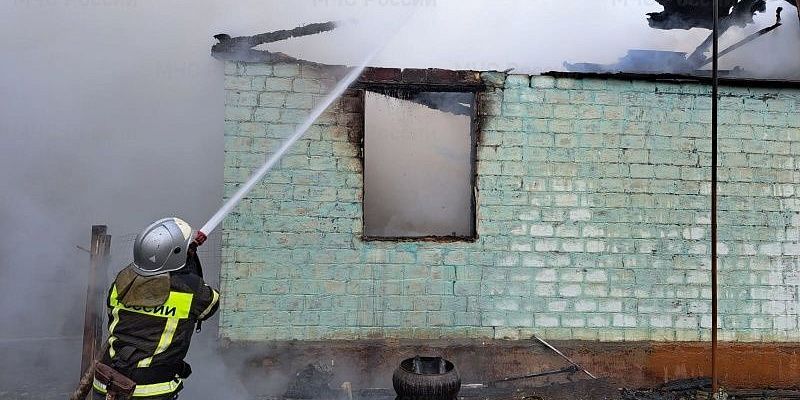 В деревне под Орлом при пожаре погибла пенсионерка