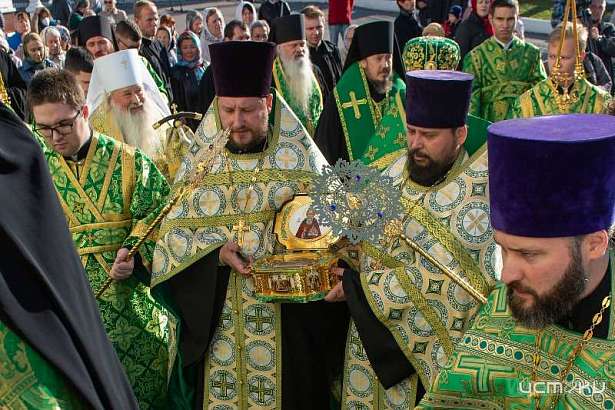 В Орел прибыл ковчег с частицей мощей преподобного Сергия Радонежского