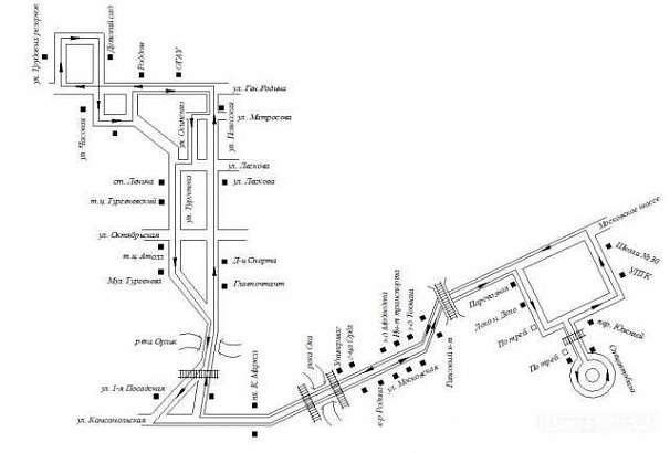 СХЕМА маршрута № 11