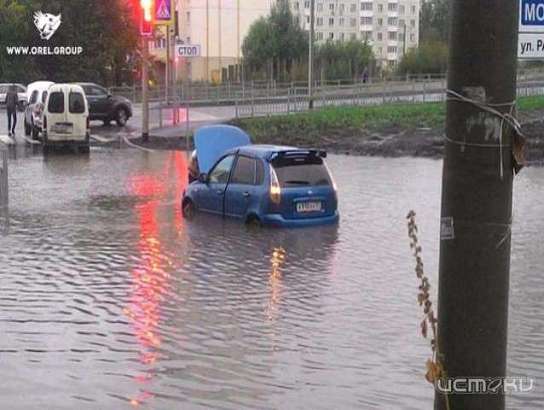 На улице Раздольной в Орле пообещали сделать ливневку