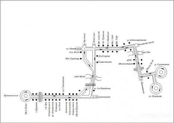 СХЕМА маршрута № 27