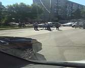 В Интернете появилось видео ДТП со сбитым пешеходом