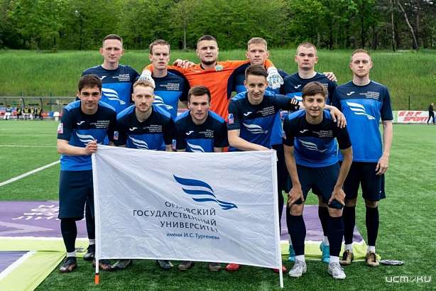 ОрёлГУ одержали победу над астраханскими футболистами