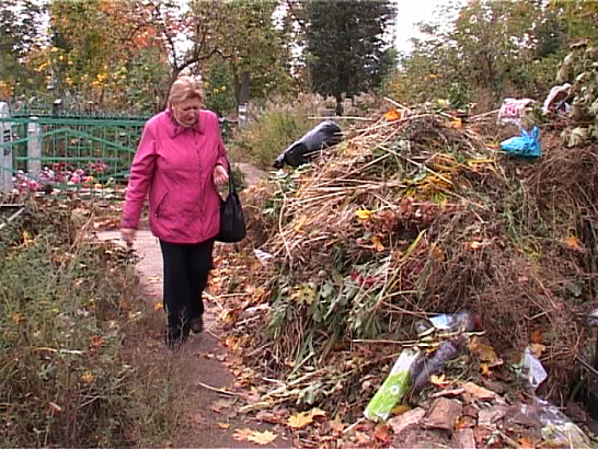 Могилы на городских кладбищах зарастают мусором 