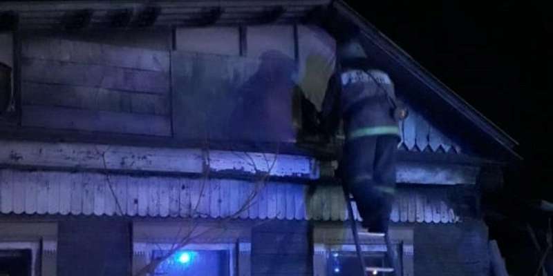 В Орле при пожаре мужчина сгорел в собственном доме