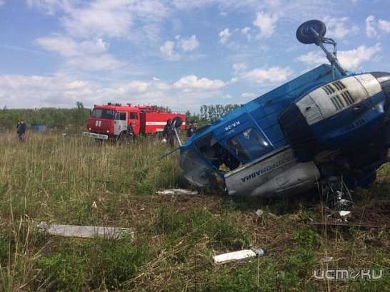 Под Орлом вертолет Ка-26 совершил аварийную посадку