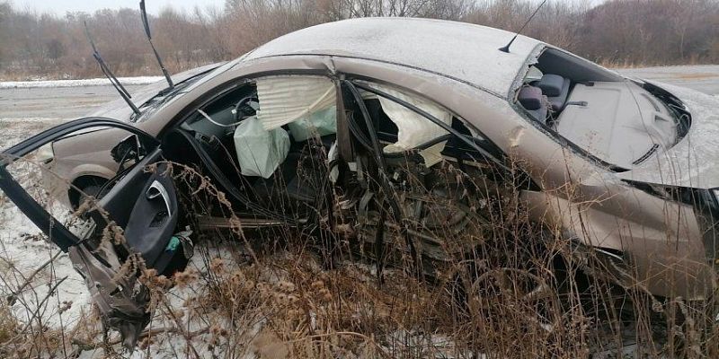 Вылетела на встречку: на орловской трассе в дорожной аварии пострадали два пенсионера