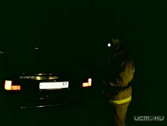 В Орле на улице Комсомольской сгорел автомобиль 