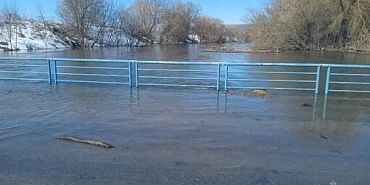 Во Мценском районе подтоплены два низководных моста