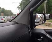 Видео: утром в Северном районе Орла опрокинулась иномарка