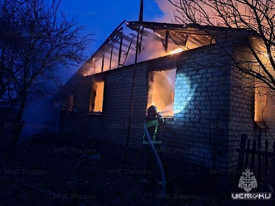 В орловской деревне при пожаре погибли двое мужчин