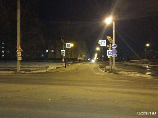 Во Мценске иномарка сбила женщину на пешеходном переходе