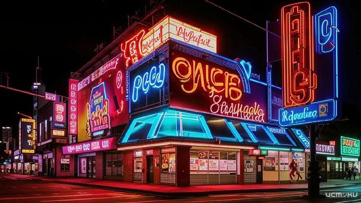 История неоновых вывесок