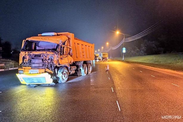 Крупное ДТП на Орловщине: самосвал «собрал» еще три грузовика