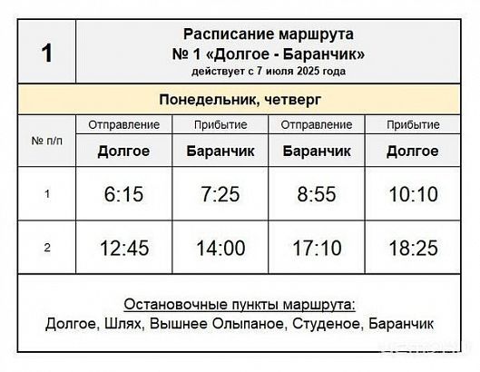 В Орловской области у двух автобусных маршрутов изменится расписание