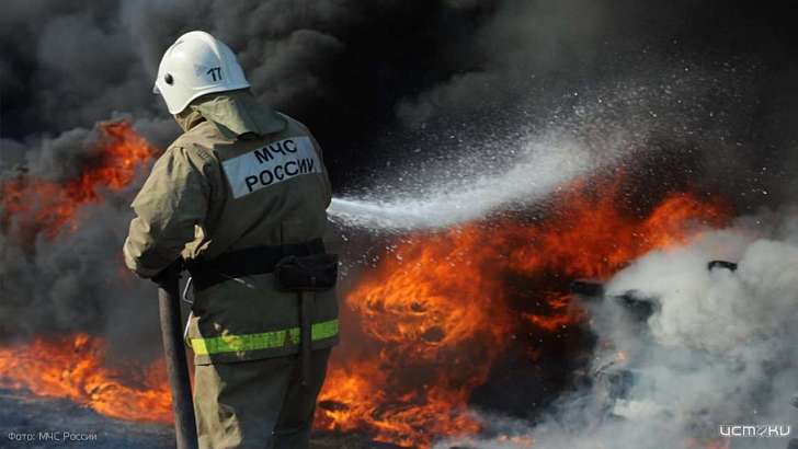 В Орле на улице Ляшко пожар