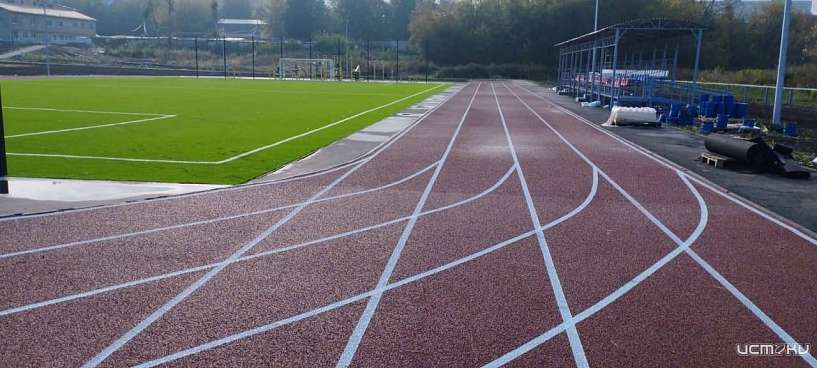 В Мценске на территории парка «Коммаш» завершено строительство «умной» спортивной площадки