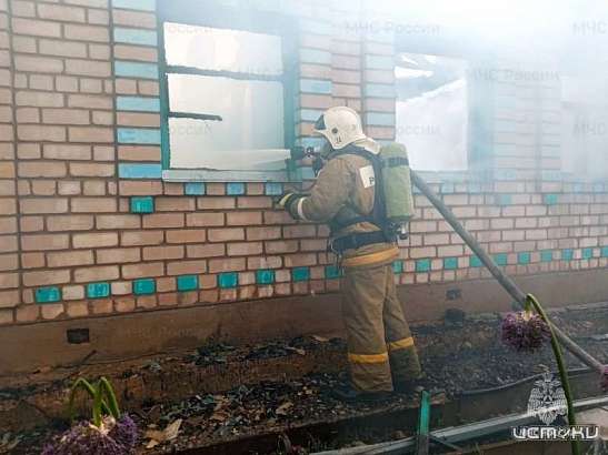 В Орловской области при пожаре серьёзно пострадала пенсионерка