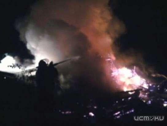 В Орловском районе на выходных сгорела баня