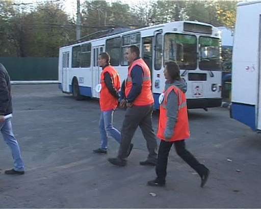 За премию и повышение в классе боролись водители троллейбусов 