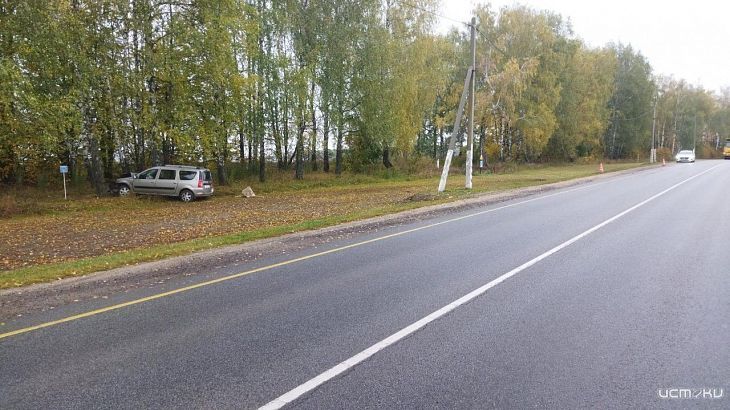 Под Орлом легковушка врезалась в дерево: водитель погиб