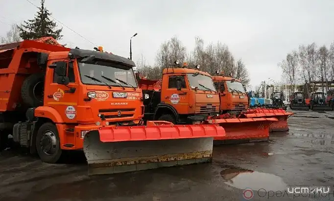 На улицы Орла вышли 34 единицы техники МБУ «Спецавтобаза»