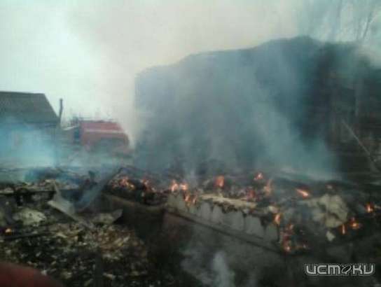 В Шаблыкинском районе спасатели тушили пожар 3,5 часа