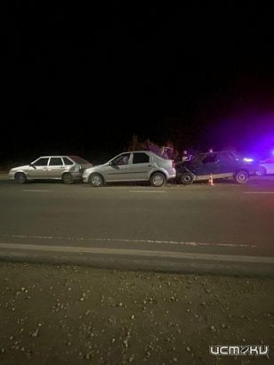 ДТП-паровозик: под Орлом водитель, лишенный прав, «собрал» три автомобиля