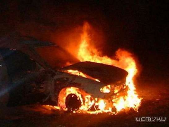 На выходных в Орле сгорел автомобиль