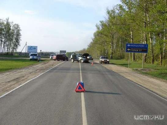 ДТП на трассе «Орел-Калуга»: «Фольксваген» не пропустил «Шевроле Нива»