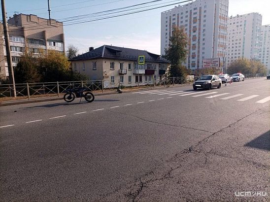 ДТП в Орле: водитель мотоцикла «зацепил» «Ладу»