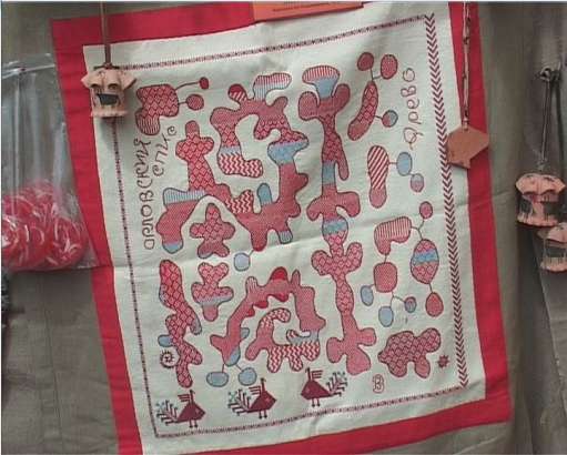 Орловский спис — вышивка без узелков