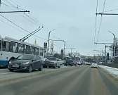 ВИДЕО: в сторону улицы Полесская в Орле зафиксирована пробка «красного» уровня