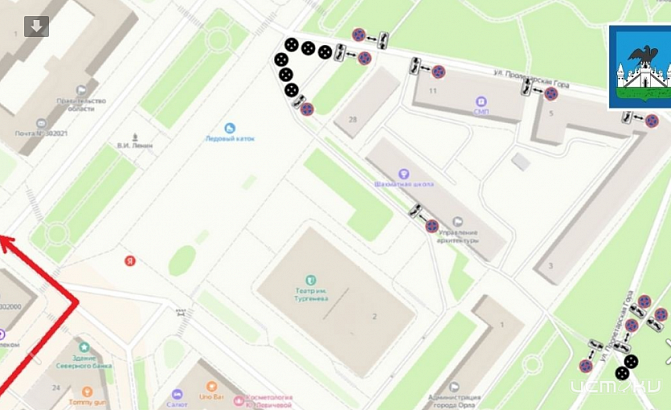 Жителей Орла приглашают проголосовать за изменения схемы движения около площади Ленина