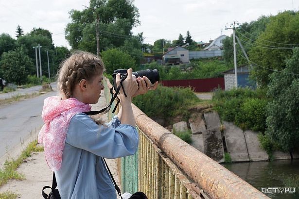 На Орловщине творцы создают фотополотна на пленере