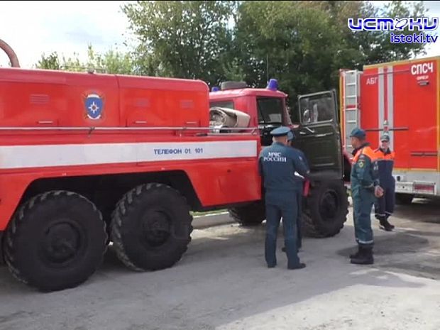 В Главном управлении МЧС России по Орловской области прошёл смотр готовности аэромобильной группировки