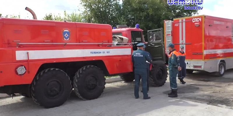 В Главном управлении МЧС России по Орловской области прошёл смотр готовности аэромобильной группировки