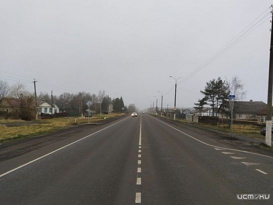 В Орловской области завершен ремонт участка трассы Р-120