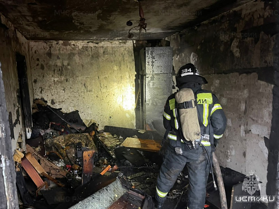 12 человек спасли, еще 15 эвакуировали при пожаре во Мценске 