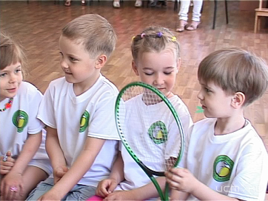 Большой теннис в Орле для самых маленьких 