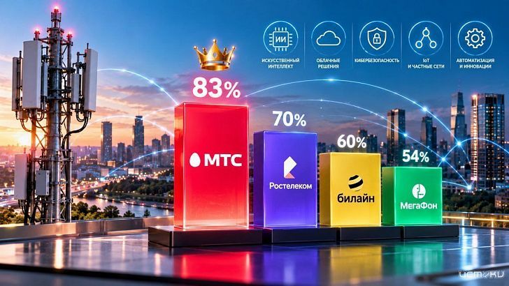 МТС возглавил рейтинг технологичности российских операторов